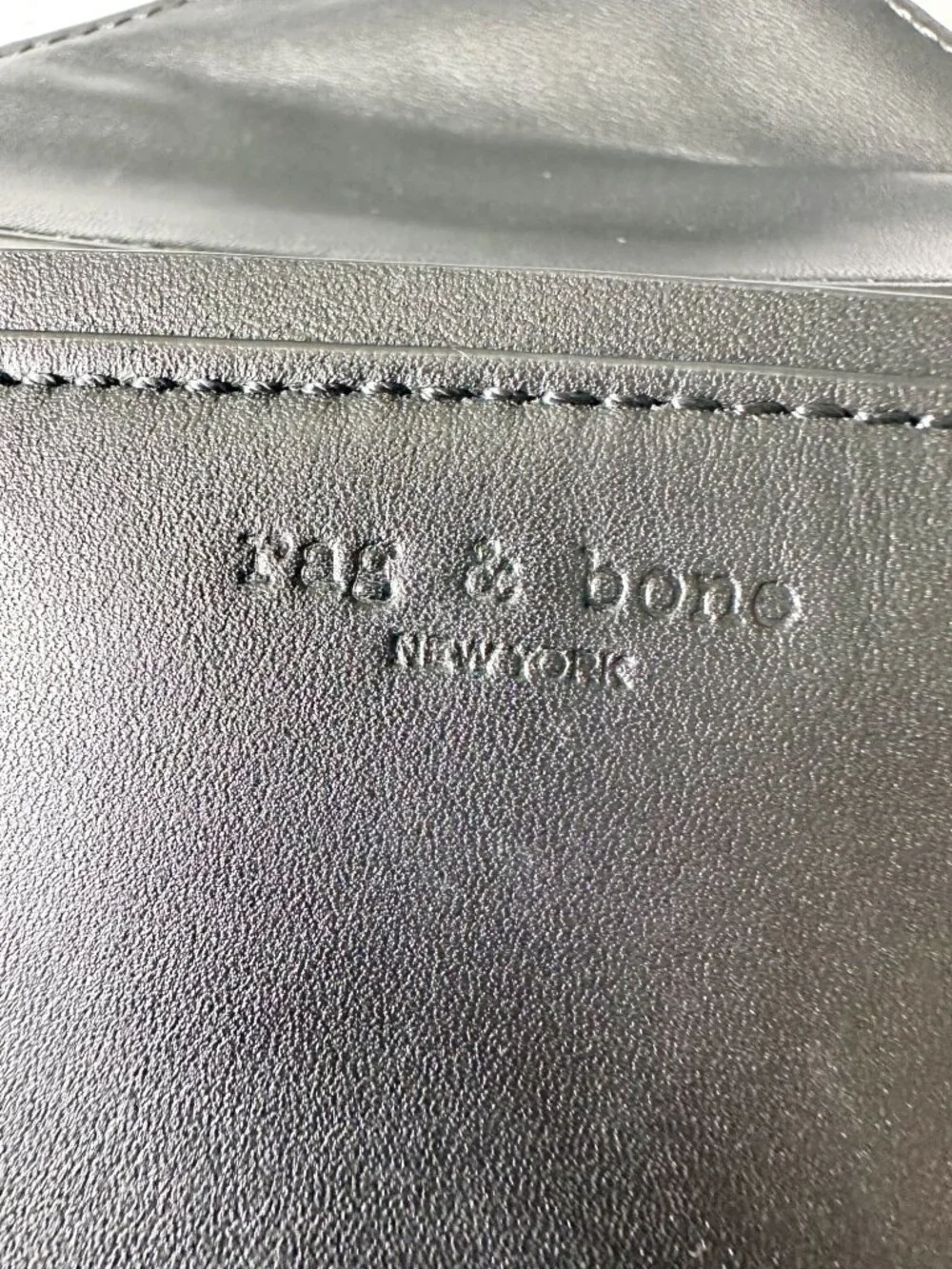 Rag & Bone Elliot Sling Bag in Black Smooth Leather - Picture 6 of 10